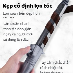 Máy uốn tóc xoăn Hàn Quốc Koremi tự xoay trục 360 độ 25mm   20431