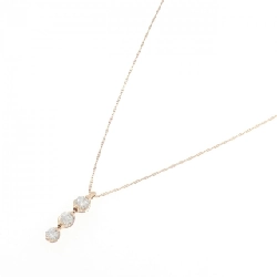 K18PG Dây chuyền kim cương ba viên 0.30CT - Hàng hiệu Chính hãng 857253