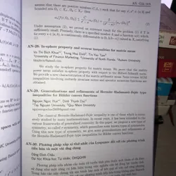 Chương trình và Tóm tắt các báo cáo Đại hội Toán học Việt Nam lần thứ IX 698688