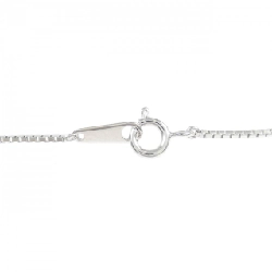 K18WG Mặt dây chuyền kim cương Pave hình mặt trăng 0.50CT - Hàng hiệu Chính hãng 857227