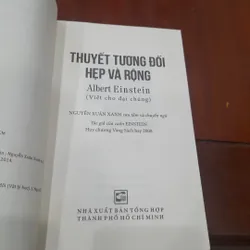 Albert Einstein - THUYẾT TƯƠNG ĐỐI HẸP và RỘNG (viết cho đại chúng) 707218