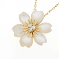 Vòng cổ mini Van Cleef & Arpels Rose de Noël - Hàng hiệu Authentic 844306