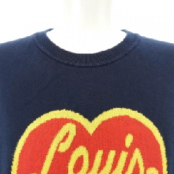 Louis Vuitton LOUIS VUITTON Áo len họa tiết jacquard hình trái tim HMN01WJN5 NIGO - Hàng hiệu Chính hãng 893486