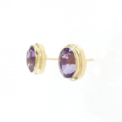 K18YG Amethyst Bông tai - Hàng hiệu Chính hãng 867017