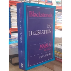 EC Legislation - Nigel Foster