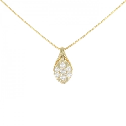 K18YG Dây chuyền kim cương 0.13CT - Hàng hiệu Chính hãng