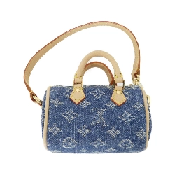 Túi xách charm Cherry bằng denim Monogram Louis Vuitton Micro Speedy M02535 - Hàng hiệu Chính hãng 772301