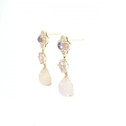 Ponte Vecchio Bông tai Đá màu Hoa - Hàng hiệu Chính hãng 842791