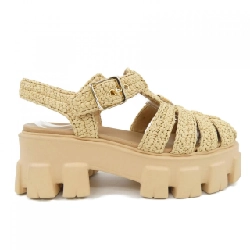 Giày sandal monolith croché PRADA 1X138N - Hàng hiệu Authentic
