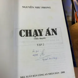 Chạy Án - Nguyễn Như Phong - Trọn bộ - Có chữ ký tác giả 782427