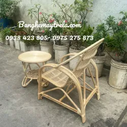 Bàn ghế mây uống trà thư giãn 990548