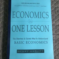 Sách Economics in one lesson - henry hazlitt  ( bản dịch tiếng việt )