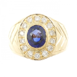 Nhẫn Sapphire K18YG 1.69CT - Hàng hiệu Chính hãng 849709