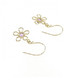 K18YG Hoa Amethyst Bông Tai - Hàng hiệu Chính hãng 868810