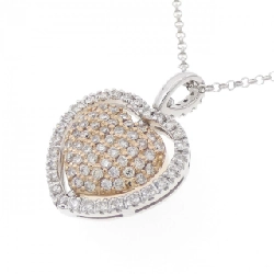 K18PG/K18WG Dây chuyền kim cương hình trái tim 1.07CT - Hàng hiệu Chính hãng 859225