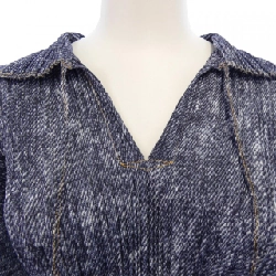 Pleats Please 1999 In ấn denim PP92-JK073 Áo - Hàng hiệu Chính hãng 819575