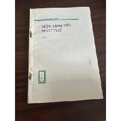 Một Tình Yêu Như Thế - Mã Giang Lân