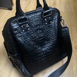 Balo đa năng size 29*30*13 da thật dập vân 2hand 933088