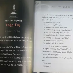 Kinh Hoa Nghiêm Phẩm Thập Trụ - Chính Văn và Lược Giải - Thầy Hằng Trường mới 90% 698198