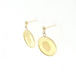 K18YG Bông tai - Hàng hiệu Authentic 870572