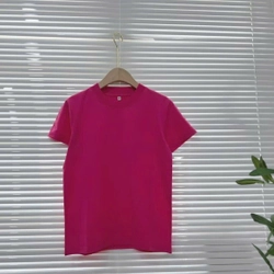 Áo Thun Nữ Cotton Form Đơn Giản Cổ Tròn Size SML Màu Sáng Hàng Mới 303776