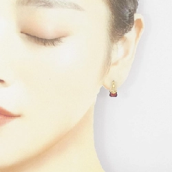 K18YG Túi Garnet Bông Tai - Hàng hiệu Chính hãng 877266