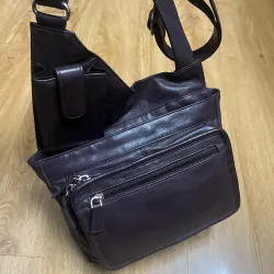 Túi nam da thật đeo chéo 2hand