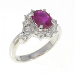Nhẫn Ruby PT900 0.99CT