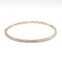 K18PG Vòng tay kim cương 1.91CT - Hàng hiệu Chính hãng