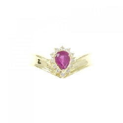 Nhẫn Ruby K18YG 0.37CT 672380
