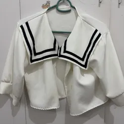 Set áo váy crotop màu trắng còn mới 90% 708913