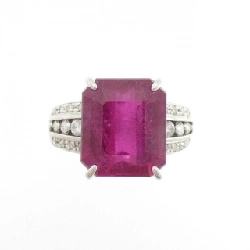 Nhẫn Tourmaline Rubelite K14WG 6.74CT - Hàng hiệu Chính hãng 854654