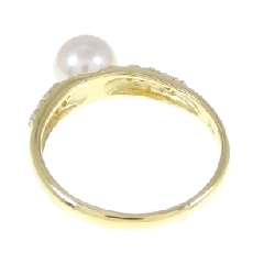 Nhẫn ngọc trai Akoya K18YG 6.9mm 671063