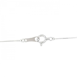 K18WG Dây chuyền kim cương hình trái tim 0.01CT - Hàng hiệu Chính hãng 863802