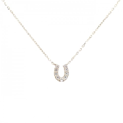 K10YG Nhẫn móng ngựa Đá Topaz Trắng - Hàng hiệu Chính hãng