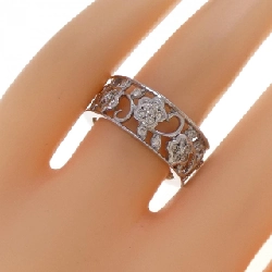 Nhẫn kim cương hoa K18WG 0.77CT - Hàng hiệu Authentic 853916