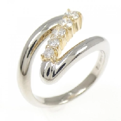 Nhẫn kim cương PT900/K18YG 0.32CT