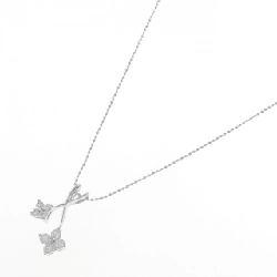 Dây chuyền kim cương hoa 750WG/K18WG 0.32CT - Hàng hiệu Authentic 859874