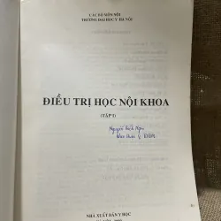 Điều trị học nội khoa tập một -sách y khổ lớn -270 trang  799776