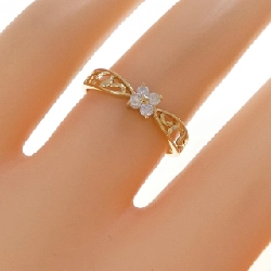 Nhẫn kim cương hoa K18YG 0.08CT - Hàng hiệu Authentic 847667