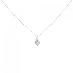 K18WG Dây chuyền kim cương 0.10CT - Hàng hiệu Chính hãng