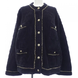 【Mã giảm giá】Áo khoác không cổ CHANEL