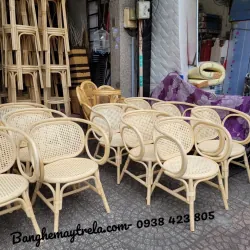 Ghế mây tre lưới mắt cáo 714361