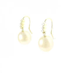 K18YG Bạch Ngọc Trai Bông Tai 9.3mm - Hàng hiệu Chính Hãng 864451