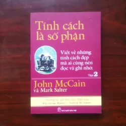 [Sách Danh Nhân] Tính Cách Là Số Phận (John McCain & Mark Salter) Combo Tập 1+2 991192