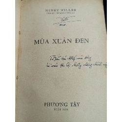 Mùa xuân đen - Henry Miller ( bản dịch của Hoàng Uyên Ly ) 740238