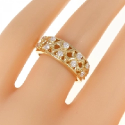 Nhẫn kim cương K18YG 0.36CT 671208