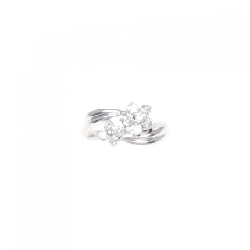 Nhẫn kim cương hoa K18WG 0.50CT - Hàng hiệu Authentic 856875