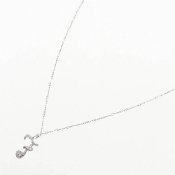 K10WG Chữ cái F Dây chuyền kim cương 0.01CT - Hàng hiệu Chính hãng 859580