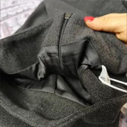 Chân váy dáng chữ A cho nữ, thanh lịch, cạp cao, xẻ tà sau, dài qua gối 740143